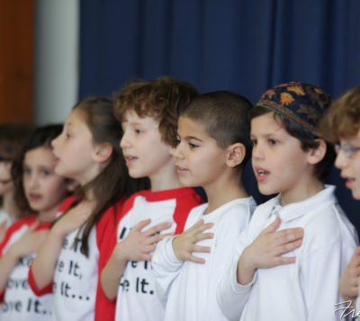Montessori children singing