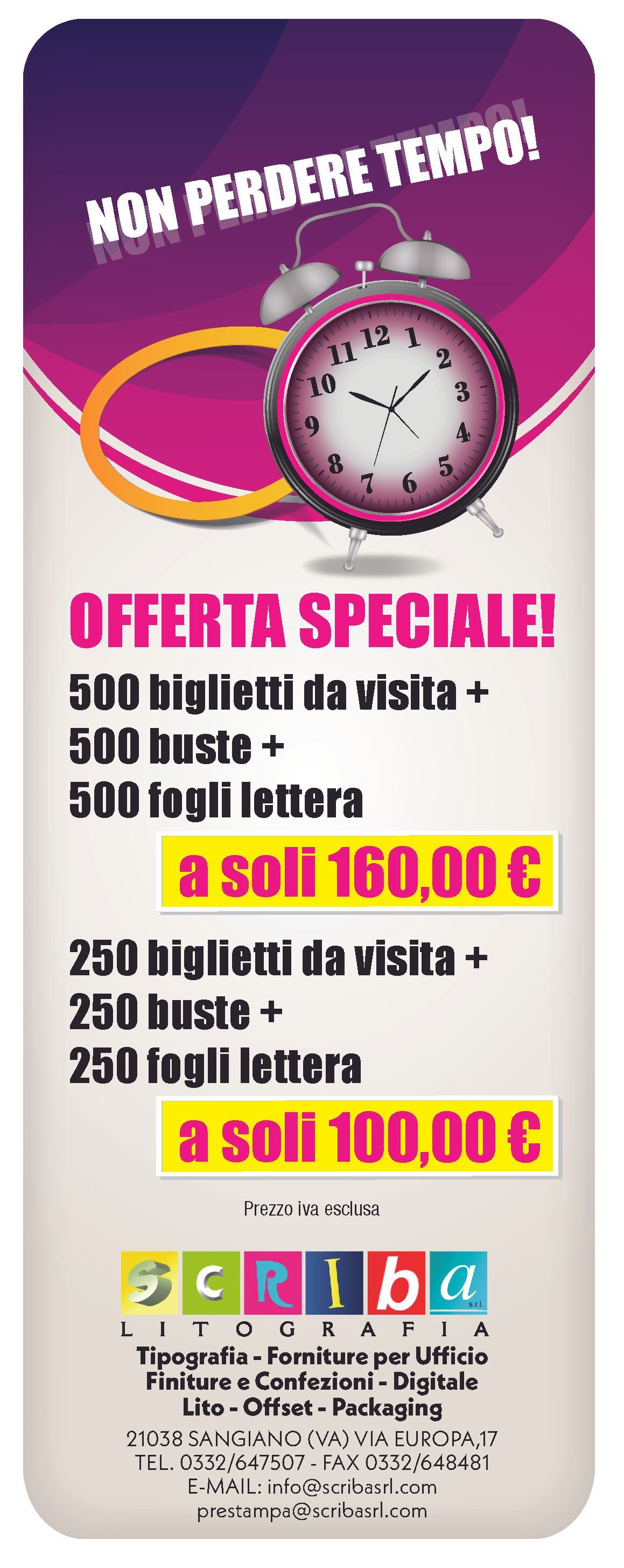 promozione biglietti da visita