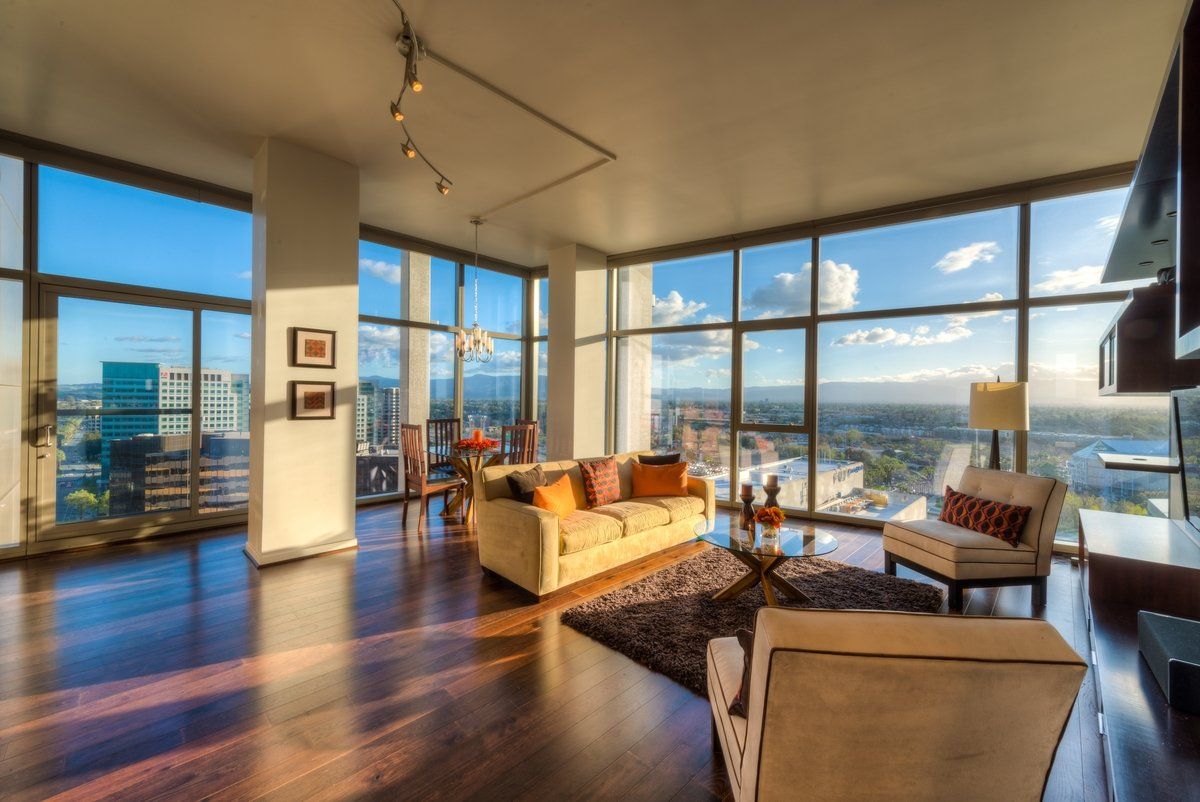 Axis Living Room with Windows