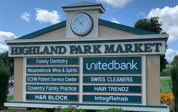 Before People's Highland Park Market Sign