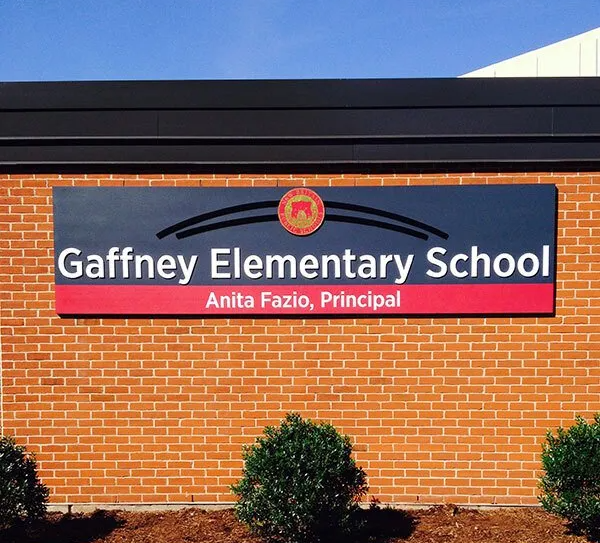gaffney elementary school sign company