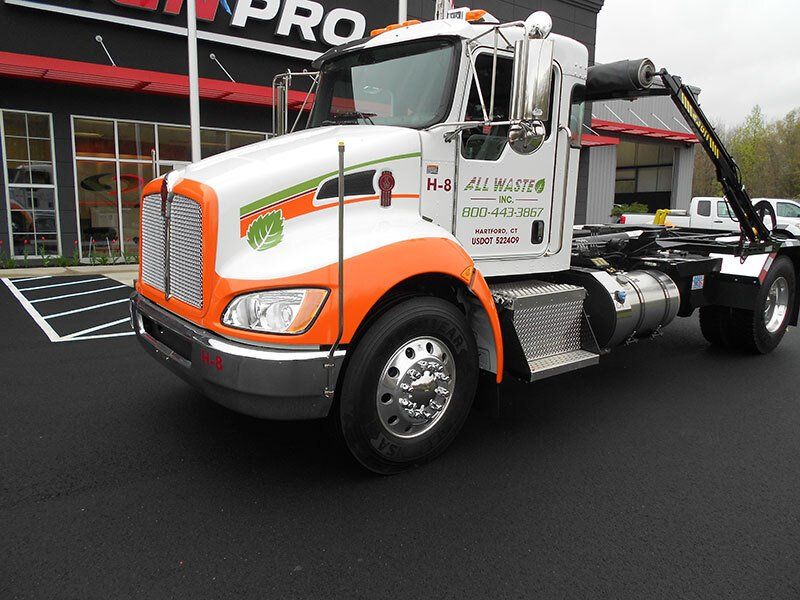 All Waste vehicle wrap