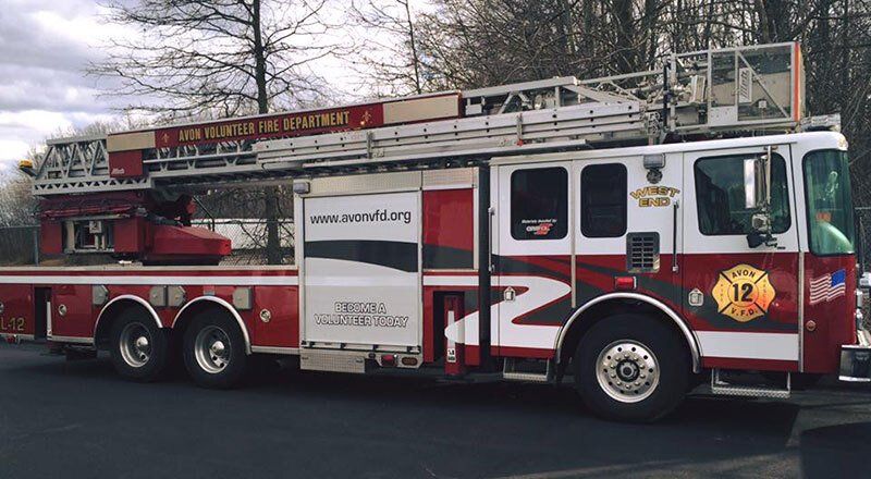 Firetruck vehicle wrap