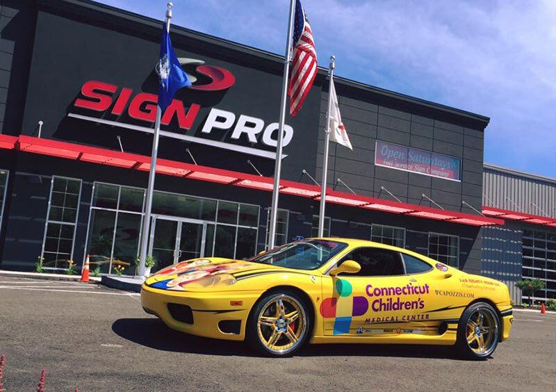 ct children's hospital vehicle wrap