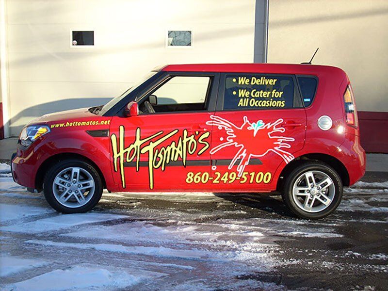 Hot Tomato's vehicle wrap