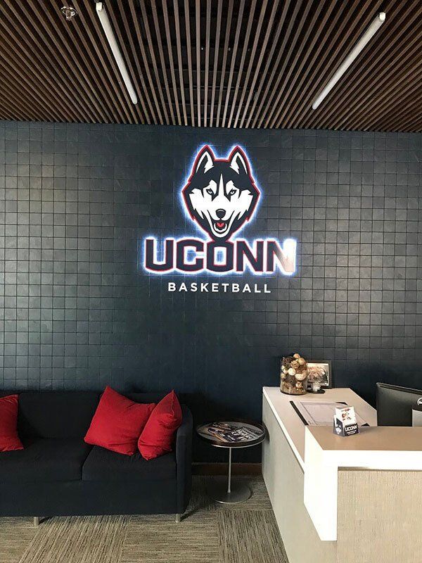 UCONN signage