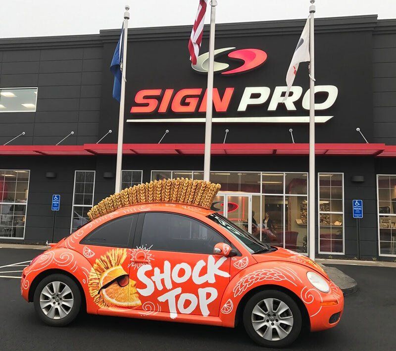 Shock Top Car Wrap