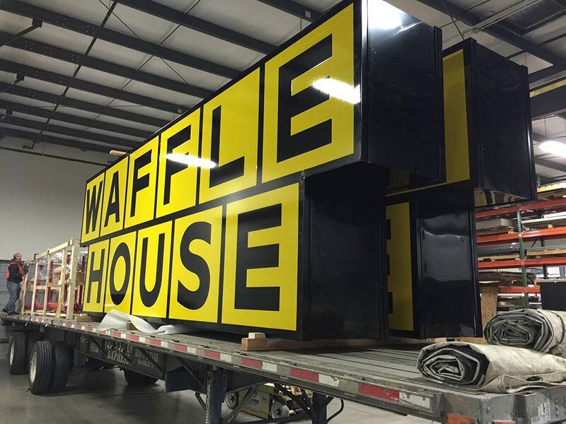 waffle house sign