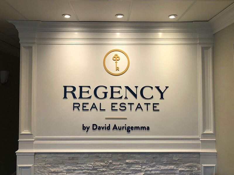 regency real estate interior signage