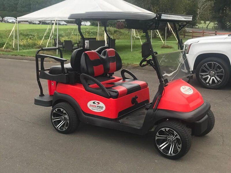 Sign Pro Golf Cart