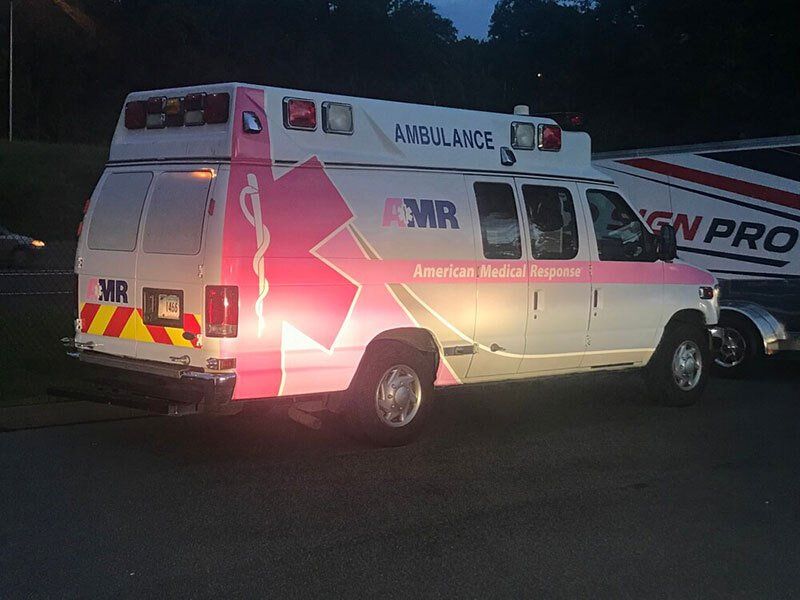AMR Ambulance vehicle wrap