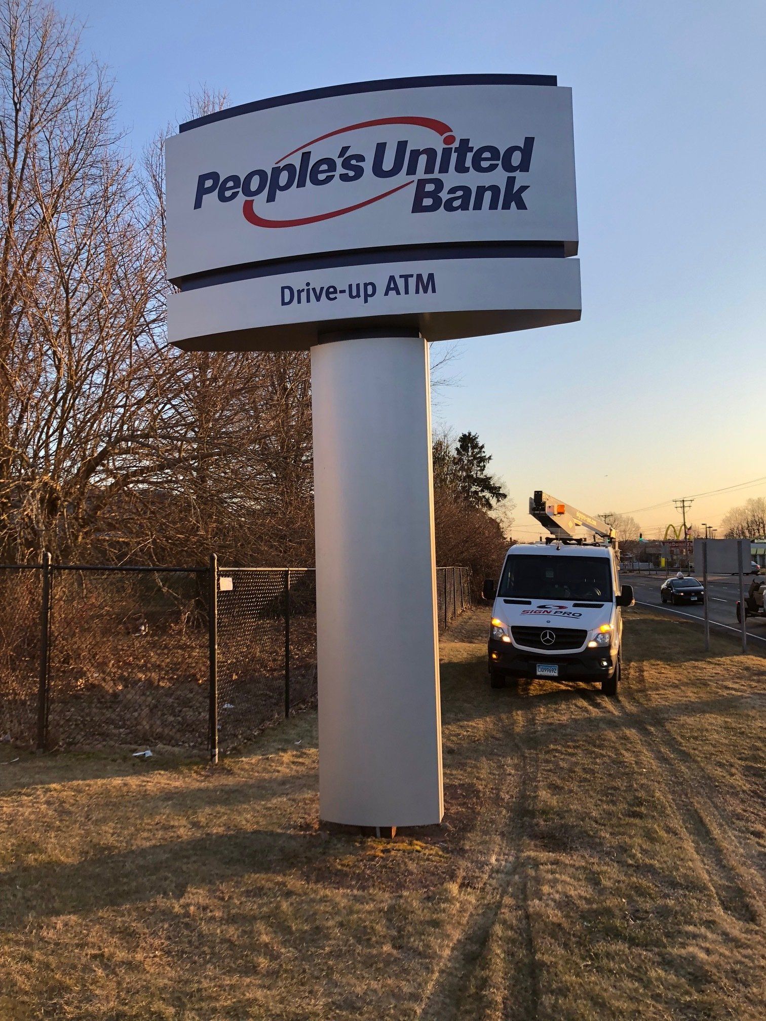 After People's United Bank Exterior Signage