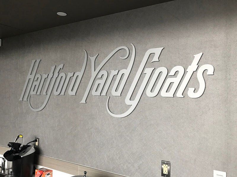 hartford yard goats interior sign