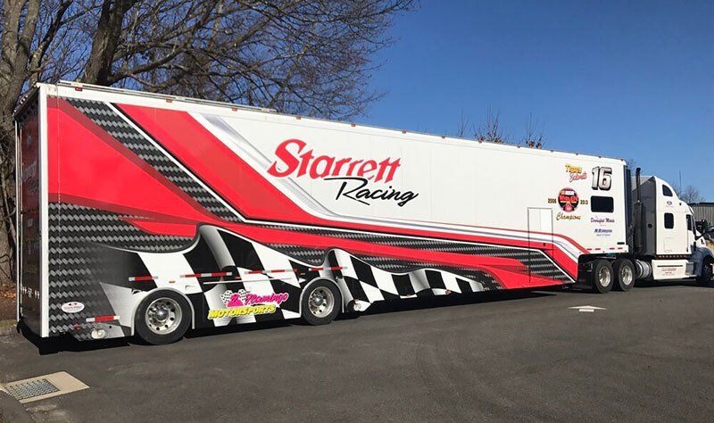 Starrett Racing Signage