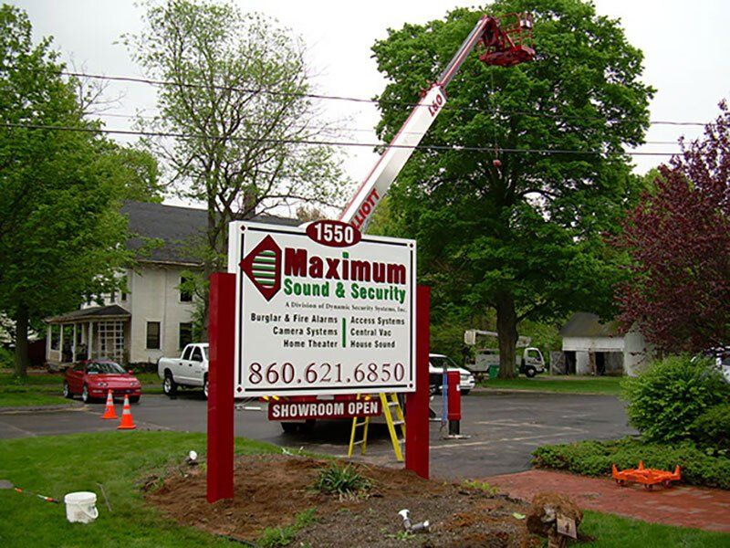 Maximum Security Signage