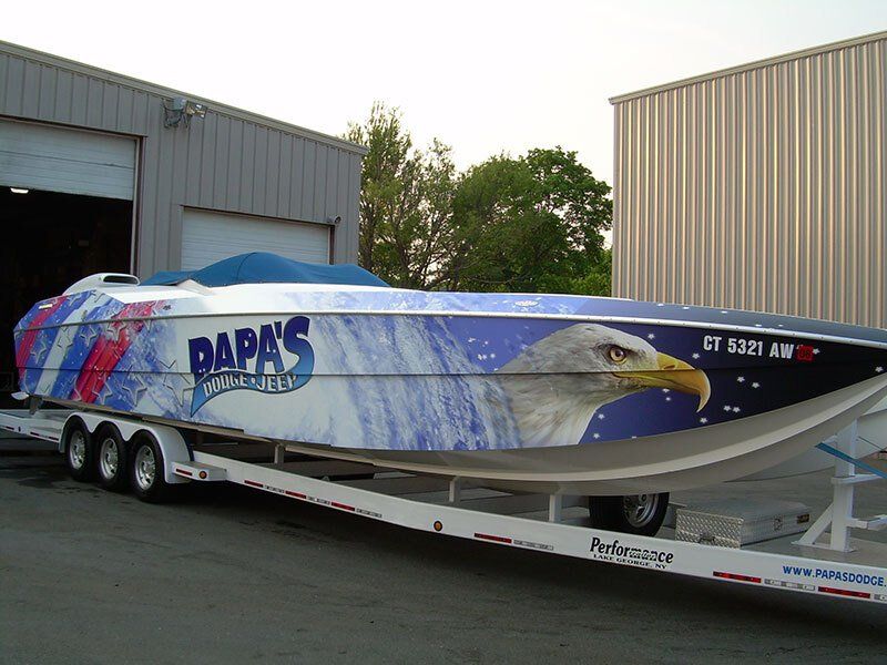 Papa's Boat Signage Exterior