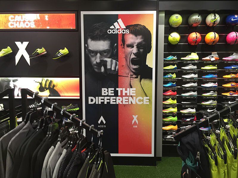 adidas wall graphics