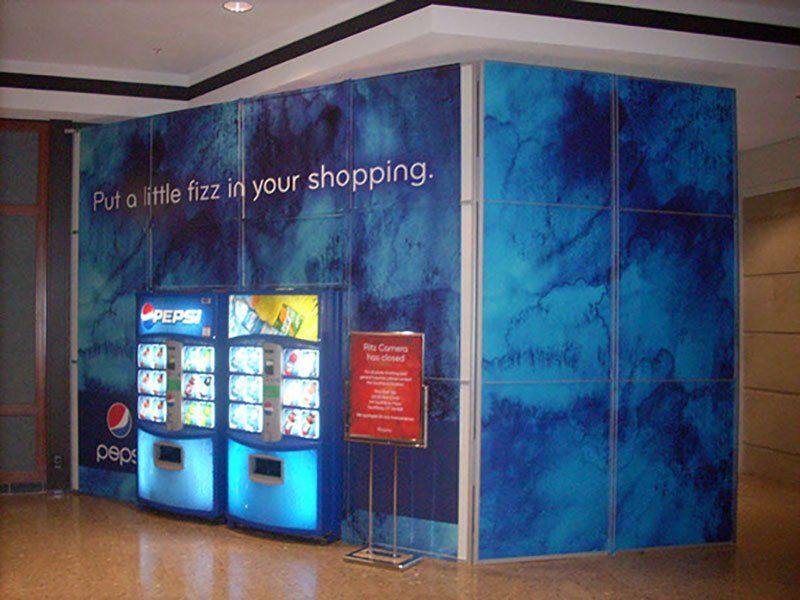 vending machine wall graphics