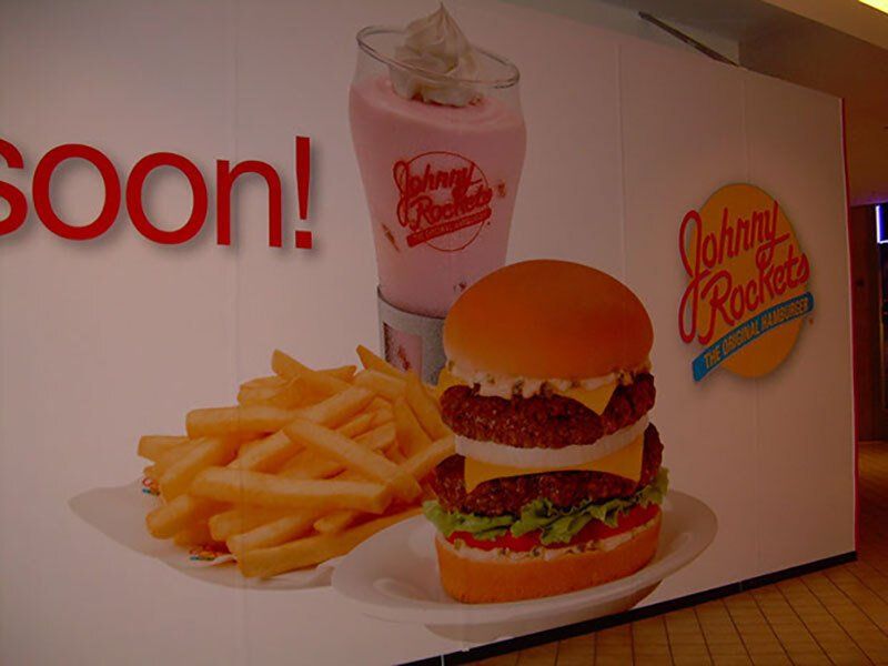 johnny rockets wall graphics