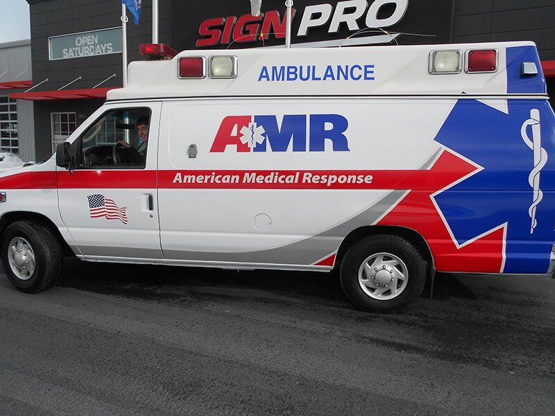 AMR vehicle wrap