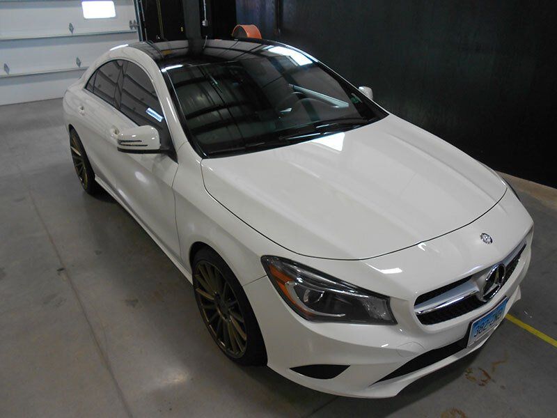 white car vehicle wrap
