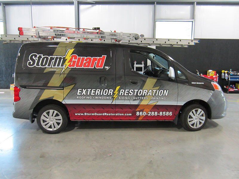 storm guard vehicle wrap