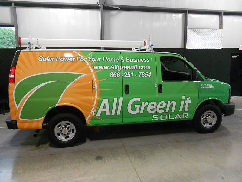 All Green it vehicle wrap