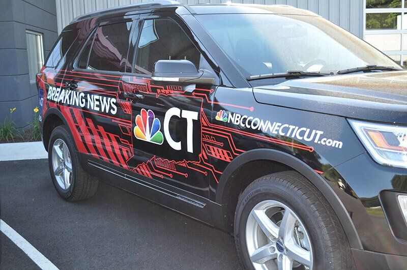 nbc connecticut vehicle wrap
