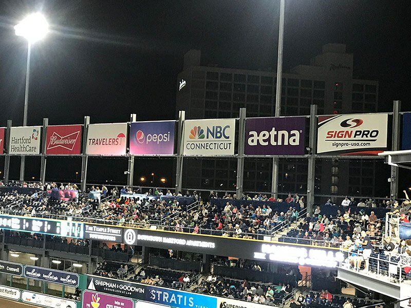 dunkin donuts park signage