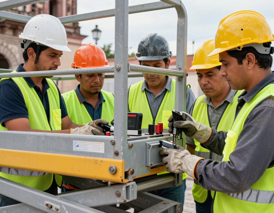 Inspección de plataforma de elevación