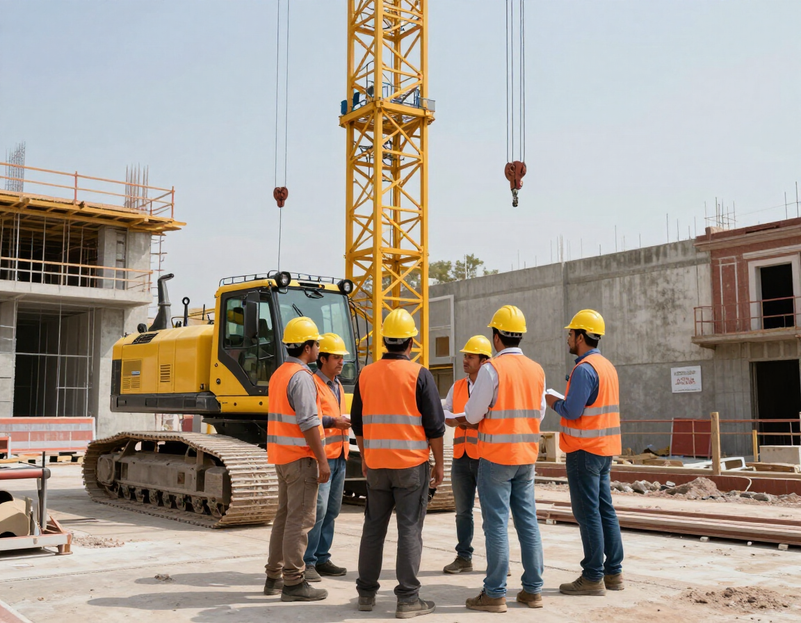 Equipo SELEK revisando maquinaria en un proyecto industrial en Puebla