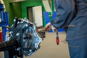 Technician Working On Transmission Repair | Burtonsville Automotive Services