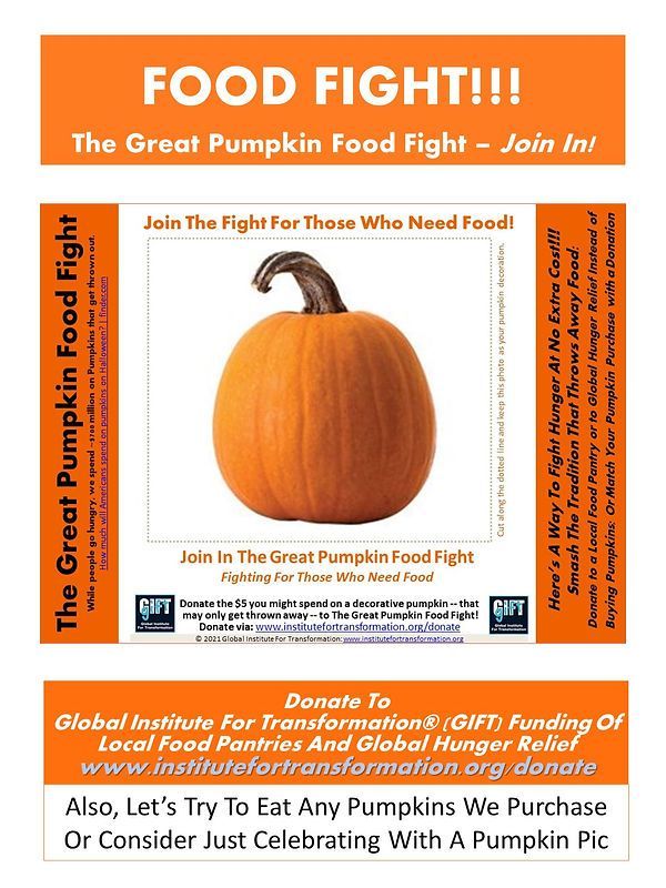 Pumpkin Food Fight Banner
