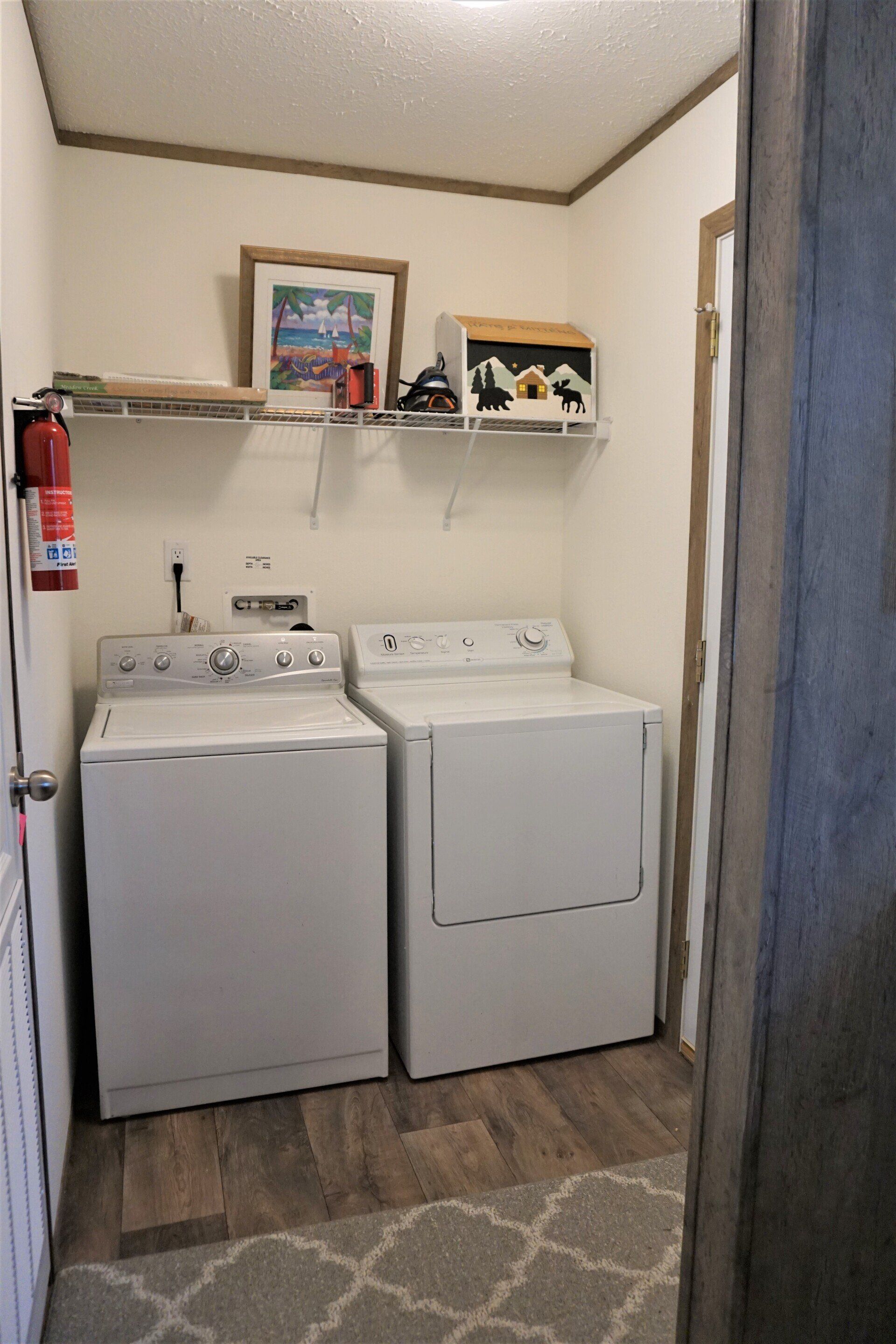 Washer, Dryer, Comforts of home, Modern amenities | Barefoot Bay Retreat