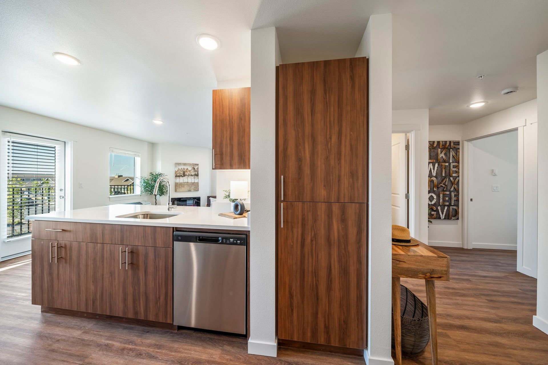 North 88 Apartments kitchen door