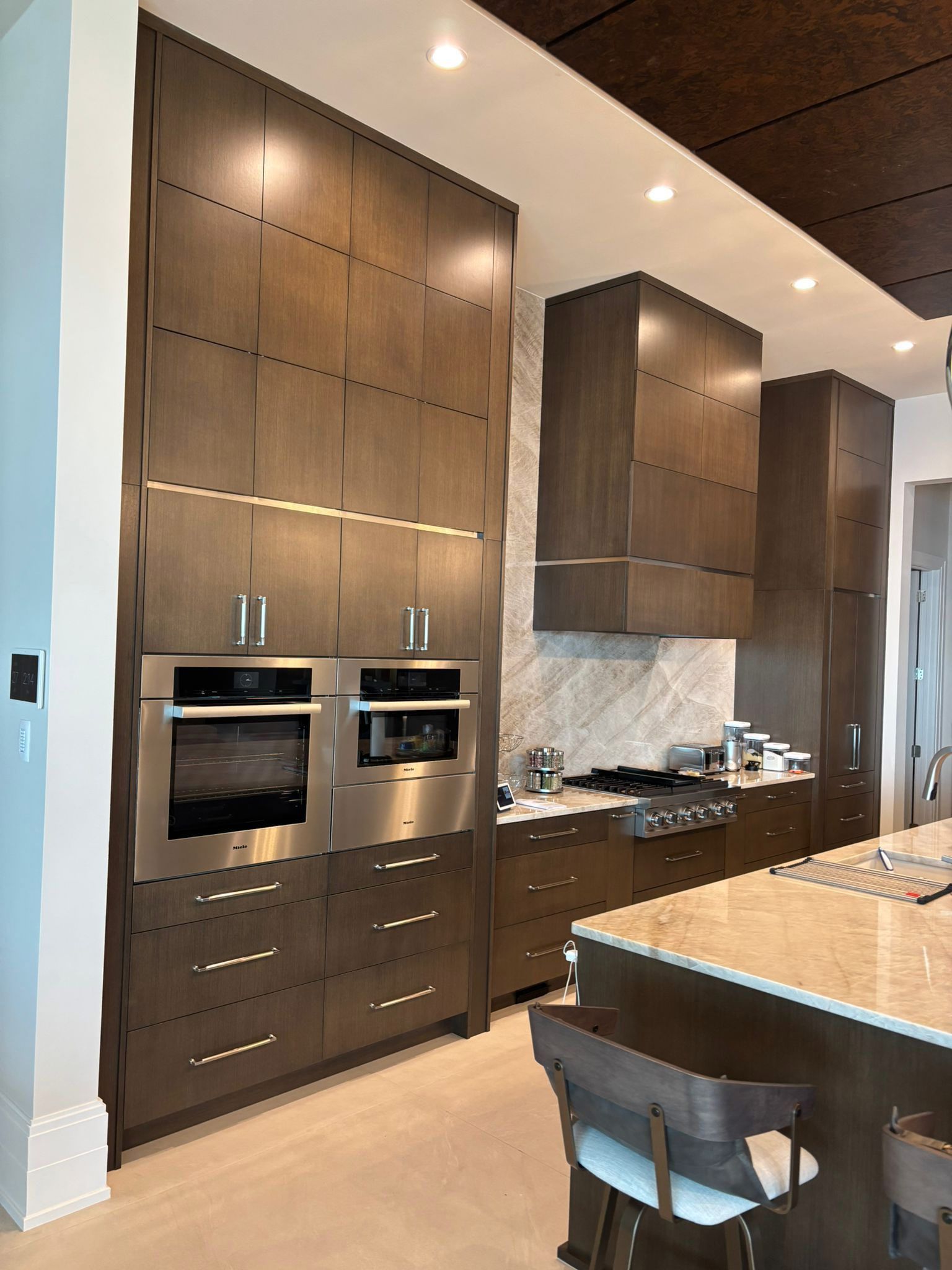 Wood Themed Kitchen Cabinet