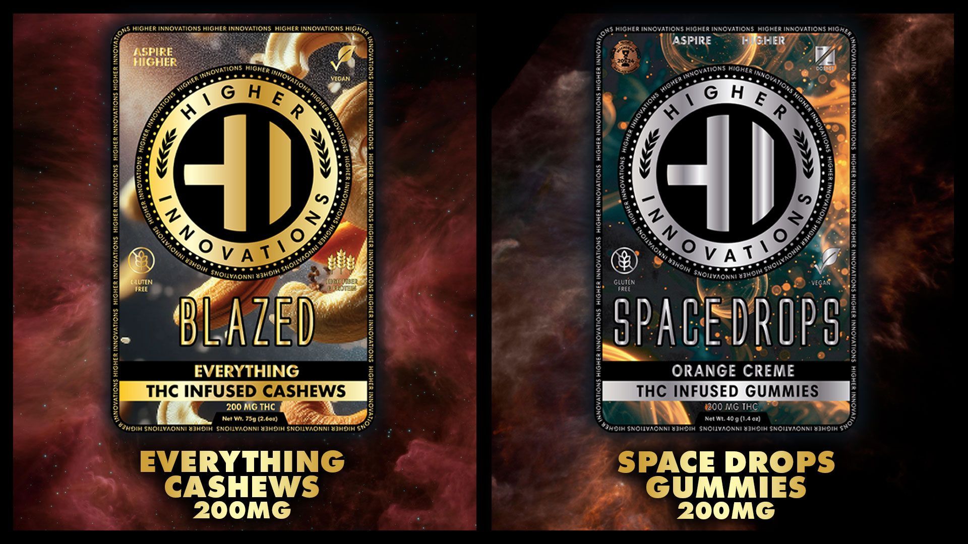 A poster that says now available 200mg nuts
