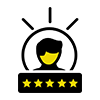 5-star man icon