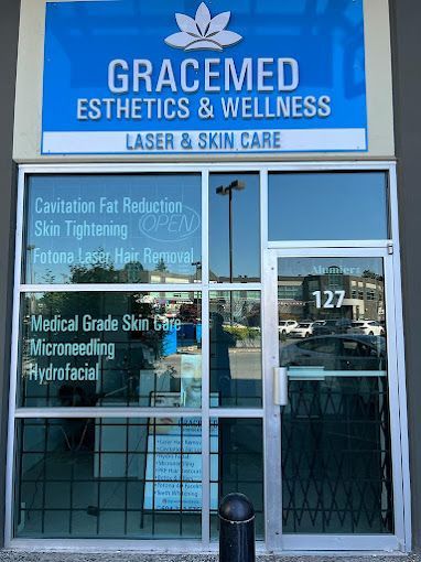 The front door of gracemed esthetics and wellness laser and skin care