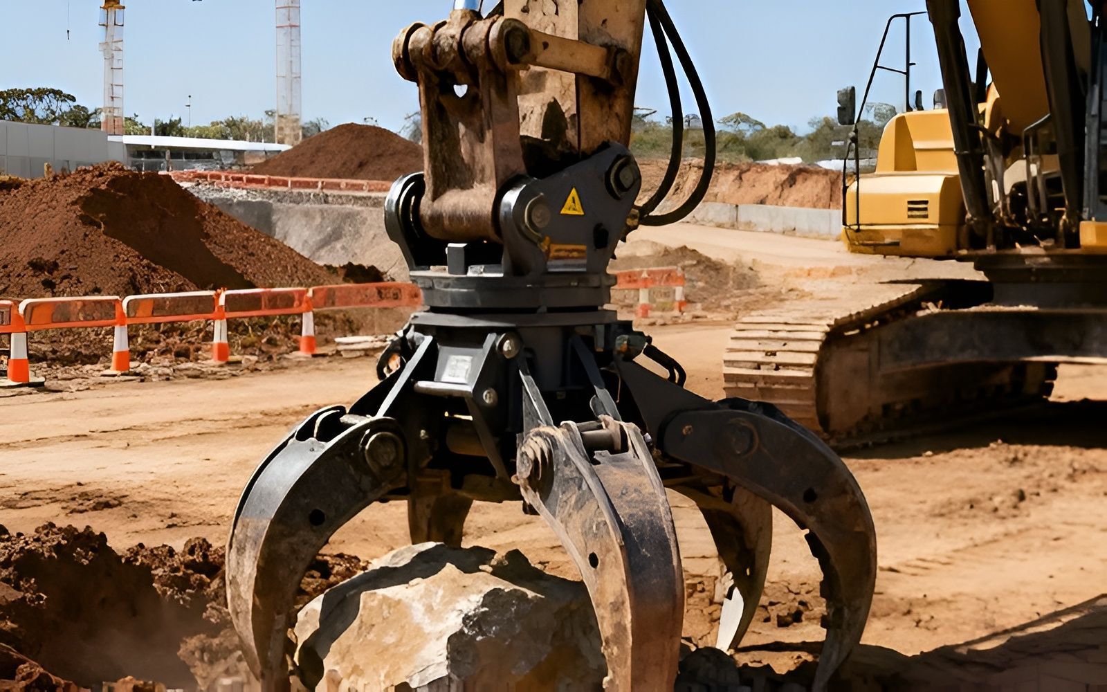 Excavator's Grapple Claw — Allquip Rentals Pty Ltd in Cooroy, QLD