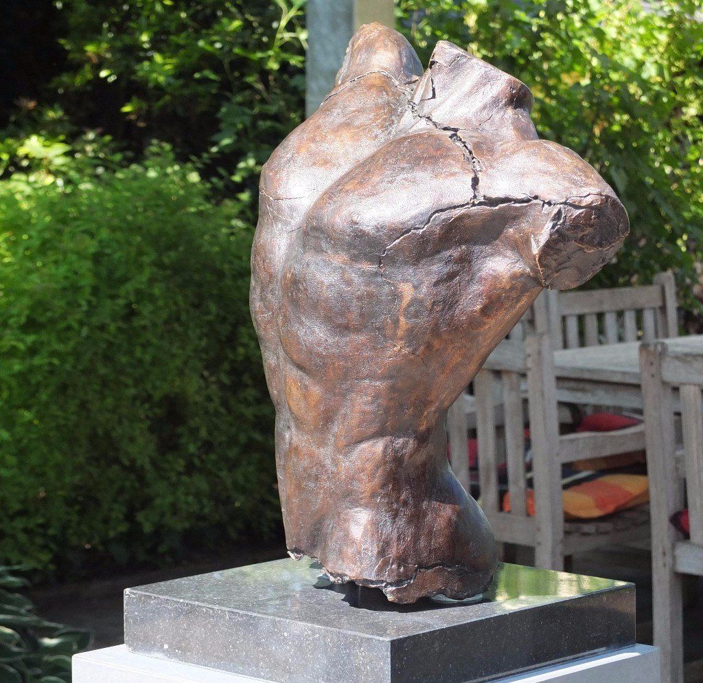 bronze sculpture tors - men art