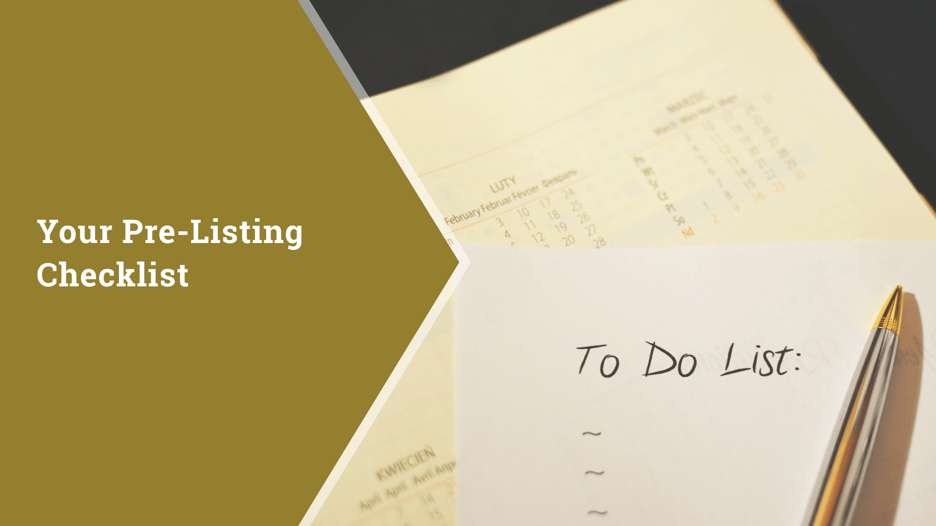 Your Pre-Listing Checklist from Florida Home Sales