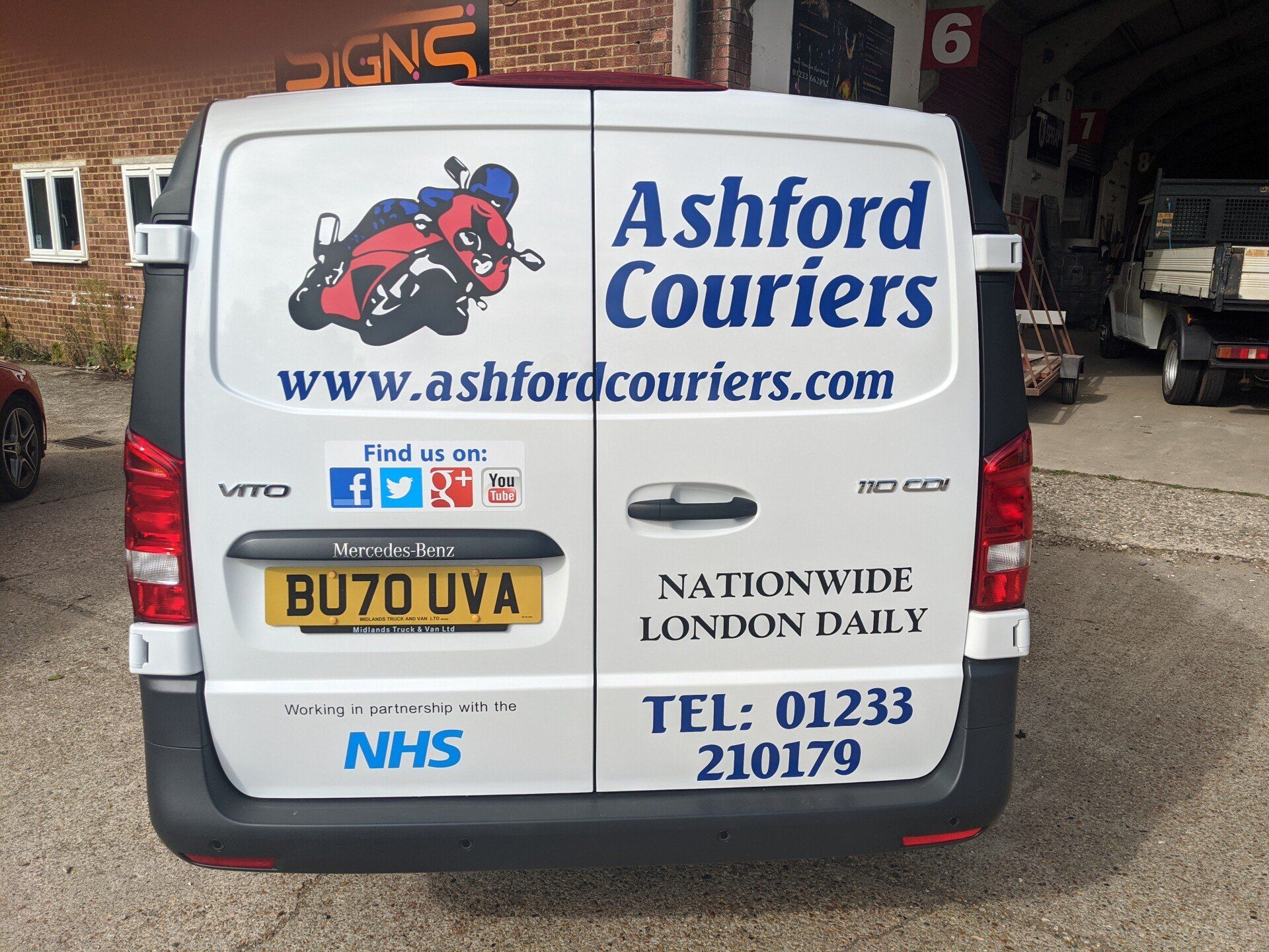 Next-day parcel delivery