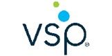 A Logo For VSP With A Blue Circle In The Middle - Rochester, MN - Gibbons Optical