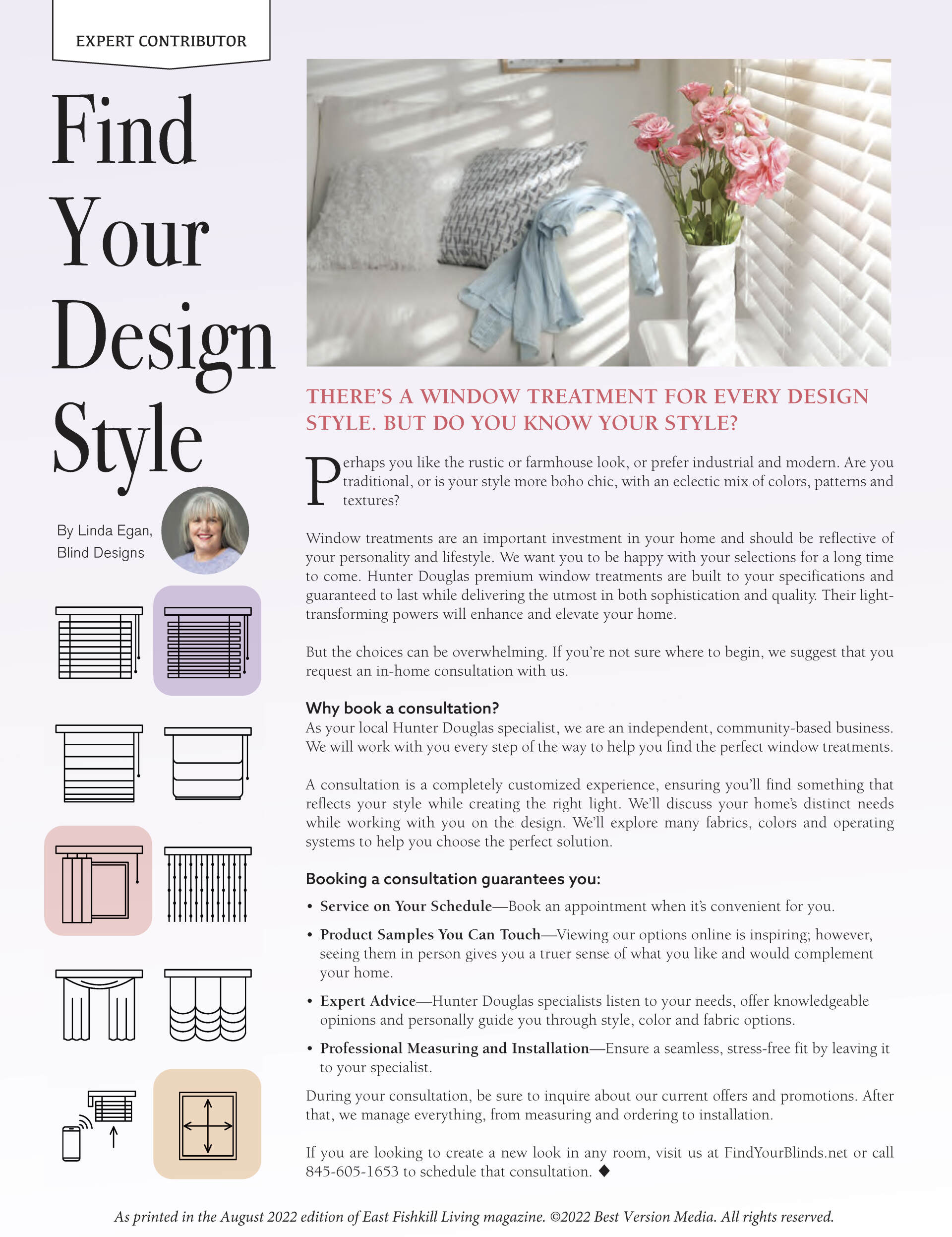Blind Designs Find Your Style — Dutchess County, NY — Blind Designs