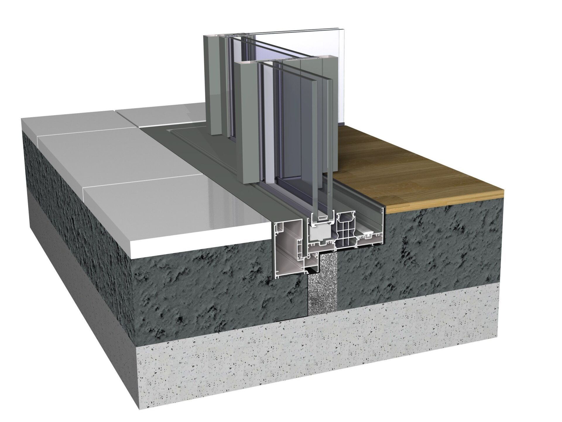 Aluminium Door interlock options