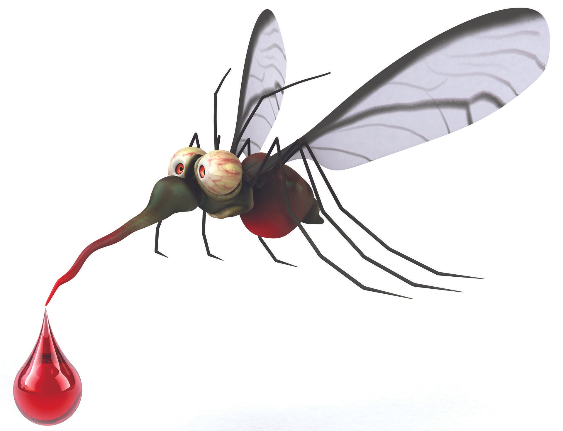 A caricature of a mosquito | Residential Mosquito Control Hermantown, MN A caricature of a mosquito | Residential Mosquito Control Hermantown, MN