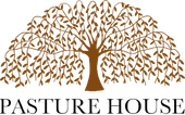 The logo for pasture house shows a tree with lots of branches and leaves.