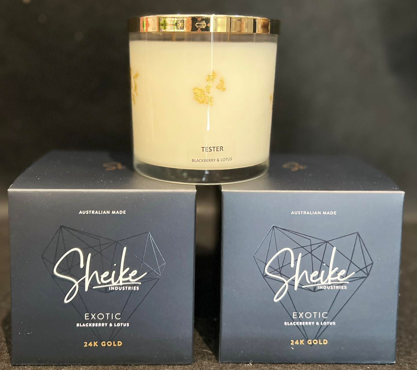 Shieke Candles Two in a Box and One Opened — J'adore Flowers & Gifts Cairns in Edmonton, QLD