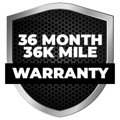 36 Months 36K Miles Warranty Graphics